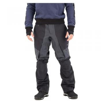 REV'IT! Pantalones de Moto Echelon GTX Negro-Antracita, pantalones textiles de motocicleta, impermeables con membrana Gore-Tex, protección CE en rodillas y caderas, ajuste regulable en cintura,