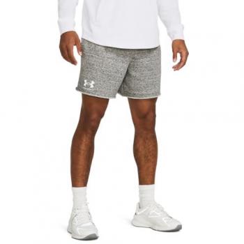 Under Armour Men's Rival Terry 6-Inch Shorts - Grey, Size Large