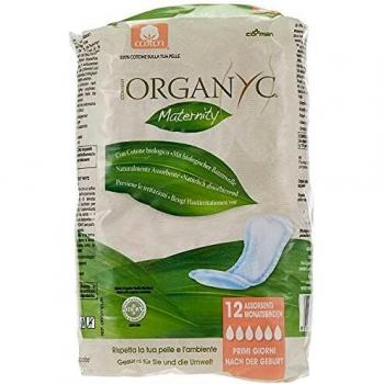 Organyc Almohadillas de maternidad de algodón orgánico 2x12 almohadillas