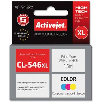 ActiveJet Canon CL-546XL Remanufactured Ink Cartridge AC-546RX 15ml
