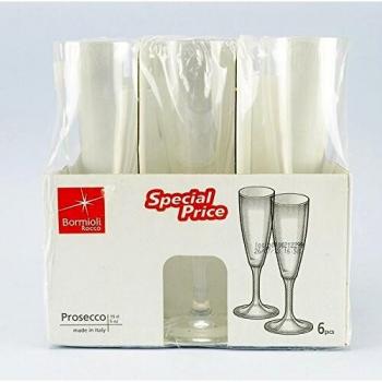 Juego de 6 copas de cristal para Prosecco - 15 cl - Bormioli Rocco