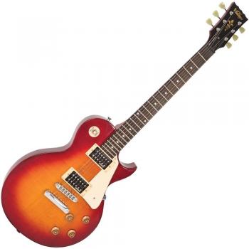 Vintage V100NB Reissued Electric Guitar Cherry Sunburst