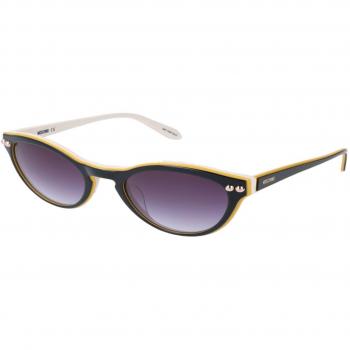 Moschino MO72403SA Asian Fit 03SA Gafas de Sol para Mujer Negras, Lentes de 52 mm, diseño elegante y moderno, ajuste asiático, protección UV