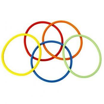 Aros sumergibles Leisis PVC flexibles multicolor - 5 unidades