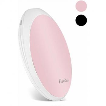 Hieha Calentador de Manos, Hieha 5200mAh Calientamanos USB & Power Bank 2 en 1, Calentar en 3 Segundos, Rápido Calentadores Cargador Móvil Portátil