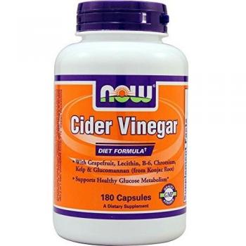 Now Foods Cider Vinegar, 180 Capsules