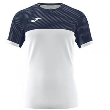 Camiseta de manga corta Joma Montreal para hombre en color blanco y marino