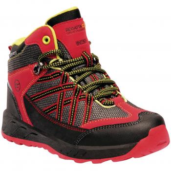 Regatta Samaris Mid Junior Walking Boot, Botas de Senderismo Unisex Niños, Rojo