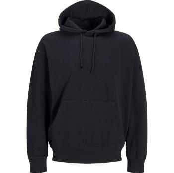 Jack & Jones Charge Black Hoodie for Men - XL