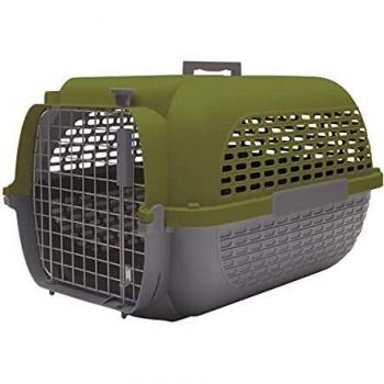 Transportín para perros Dogit Voyageur, X-Grande, Verde/Gris