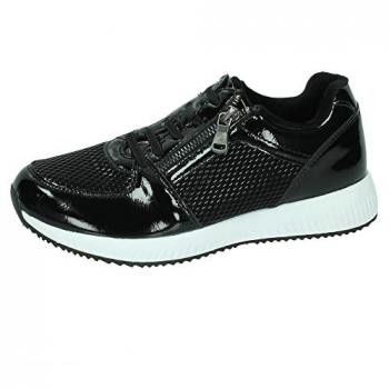 Zapatillas Deportivas Doctor Cutillas 13934 - Charol con Ajuste Elástico y Cremallera para Mayor Comodidad