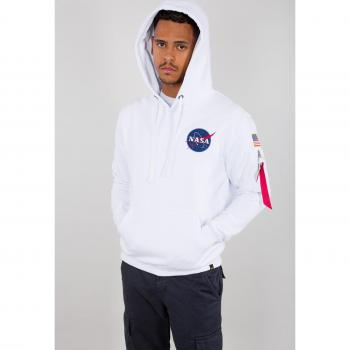 Alpha Industries Space Shuttle White Hoodie