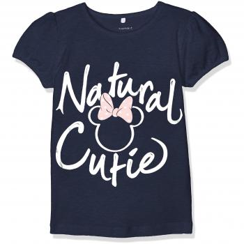 NAME IT Nitminnie Sky Ss Top Mini Wdi, Camiseta para Niñas, Azul