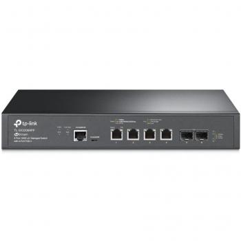 TP-Link TL-SX3206HPP JetStream L2+ Managed Switch con 4 Puertos 10GBase-T y 2 Puertos 10GE SFP+ con PoE++