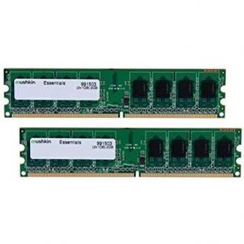 Mushkin 2 x1GB PC2-5300 DDR2 PC2-5300 módulo de - Memoria