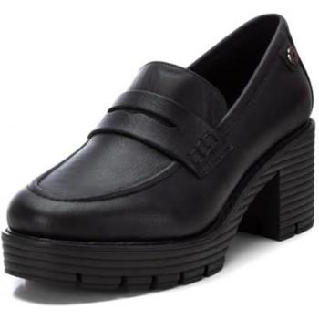 Mocasines de Mujer Refresh 172044 con Tacón Ancho, Color Negro, Talla 38, Estilo Casual y Clásico
