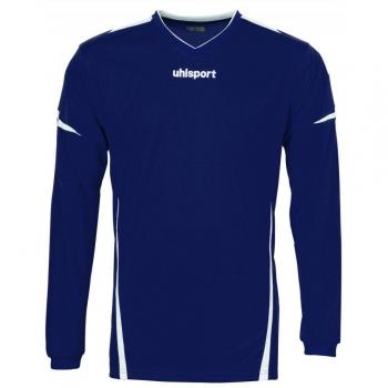 uhlsport Camiseta Team Manga Larga, Todo el año, Unisex, Color Azul Marino/Blanco, tamaño XX-Large