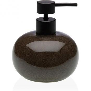 Dispensador de Jabón Versa Gris Cerámica Baño y Ducha
