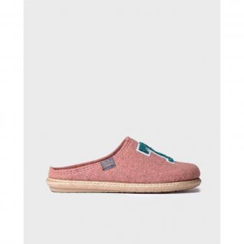 Toni Pons - Zapatillas de casa cerradas de mujer de fieltro con bordados