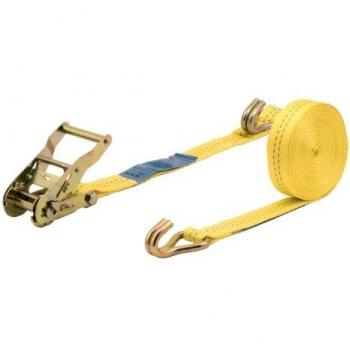 wolfcraft Cincha con carraca y gancho I 3274000 I Para asegurar, sujetar y agrupar