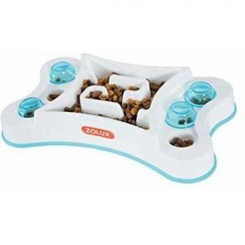 Ecuelle Antihungrienta Rectangular 1.6L con Base Antideslizante para Perros y Gatos