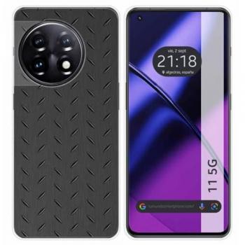 Funda de Silicona Metalizada con Dibujos para OnePlus 11 5G