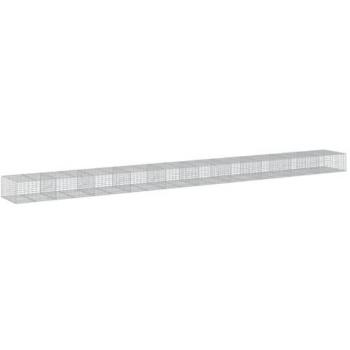 Cesta de gaviones con cubierta hierro galvanizado 1000x100x50cm