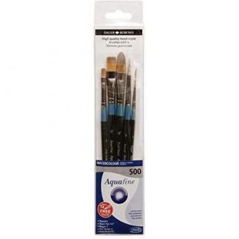 Set de 5 pinceles Aquafine 500 en estuche