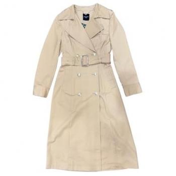 Guess Marciano Women's Beige Trench Coat, Size L