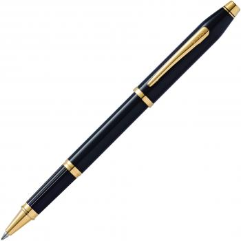 Cross Century II - Roller ball con detalles en oro, color negro