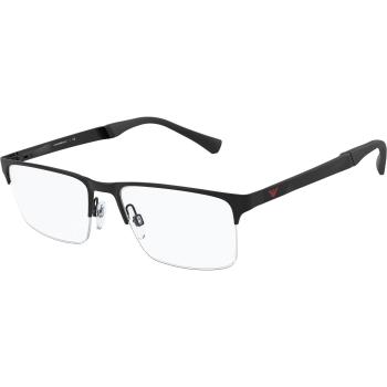 Emporio Armani Gafas Graduadas EA 1110D 3175 Ajuste Asiático Negras para Hombre