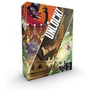 Asmodee Italia - Unlock Timeless Adventures Escape Room de Mesa, edición íntegramente en Italia, Color 8985