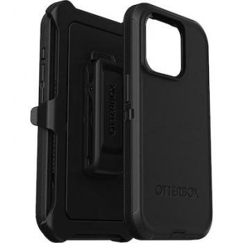 OtterBox Defender Funda Ultra-Robusta para iPhone 15 Pro - Negro, Resistente a Golpes y Caídas, Testada 5X con Estándares Militares