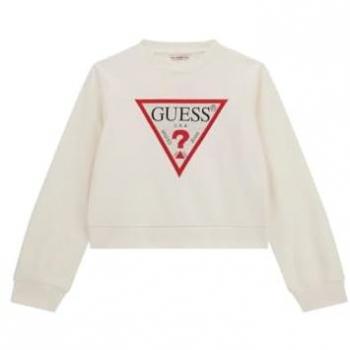 Guess Kids Triangle Logo Print Sweatshirt