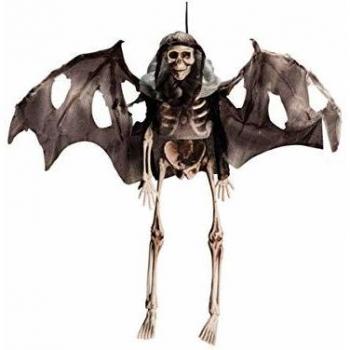Esqueleto en vuelo para colgar Halloween