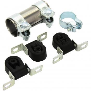 Juego de montaje sistema de escape HJS 82 11 1559 para VOLKSWAGEN Golf 3, Golf 4 Cabrio y Golf 3 Cabrio