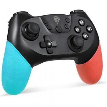 REDSTORM Mando para Nintendo Switch, Turbo y Giroscopio, Controlador Bluetooth Inalámbrico y Recargable de Batería 600mAh para Nintendo Switch/Nintendo Switch Lite