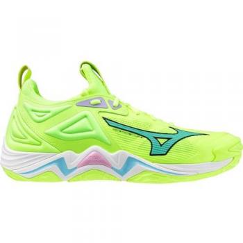 Zapatillas de Voleibol Mizuno Wave Momentum 3 Neo Lima/Negro/Splash