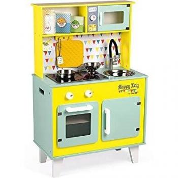 Janod- Happy Day Cocina para Niños, Multicolor
