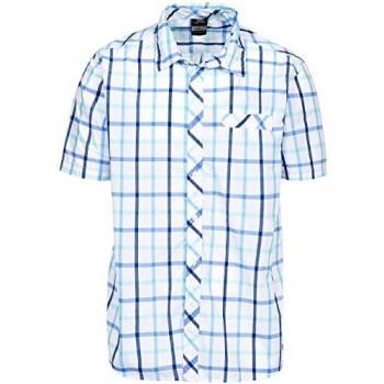 Trespass Arviat Camisa, Hombre, Blanco/Azul