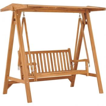 170 cm Solid Teak Wood Swing Bench