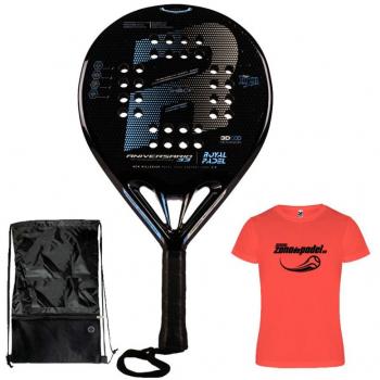 Pala de pádel Royal Padel Rp 33 Aniversario Woman 2023 con regalo de overgrip y protector profesional