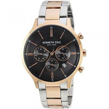 Kenneth Cole New York Men's Quartz Stainless Steel Casual Watch, Color:Two Tone