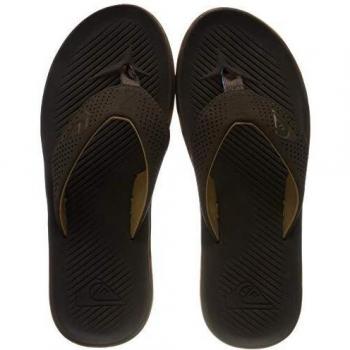 Quiksilver Haleiwa Plus-Sandals for Men, Chanclas para Hombre, Marrón