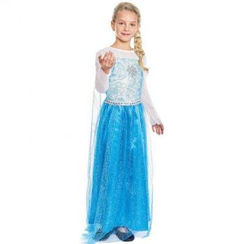 Disfraz de Princesa del Hielo Azul para niña