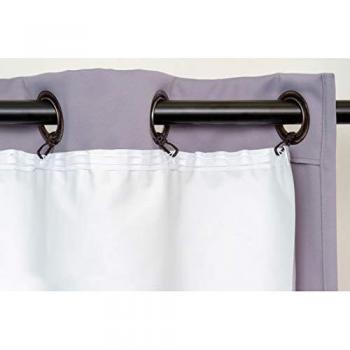 Doublure Térmica y Opaca Moondream Gris 135 x 240 cm - Sintético - Contemporáneo - Aislante Anti-Calor y Anti-Frío