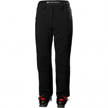 Pantalones de esquí Helly Hansen W Alphelia 2.0 Insulated para mujer, color negro, talla XL