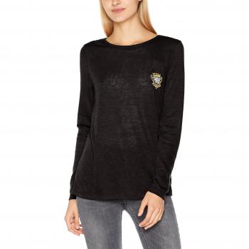 ONLY Onlrain L/s Top Ess, Camisa Manga Larga para Mujer, Negro