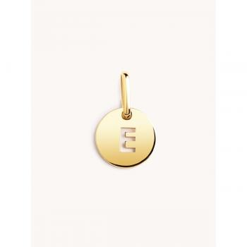 Charm Singularu Mini Medallion Letter - Inicial E