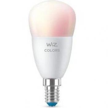 Bombilla LED WiZ E14 4,9W (Equiv. 40W) P45, Luz Blanca y de Colores, 2200-6500K, 470 Lúmenes, Smart Lighting Wi-Fi/Bluetooth